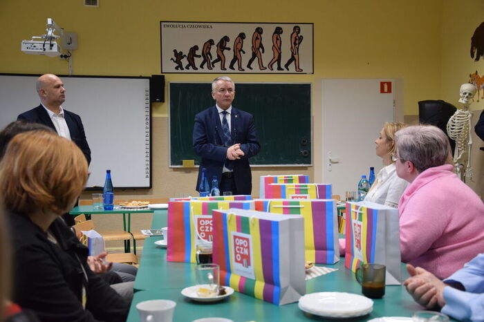 Spotkania Burmistrza Dariusza Kosno z Nauczycielami