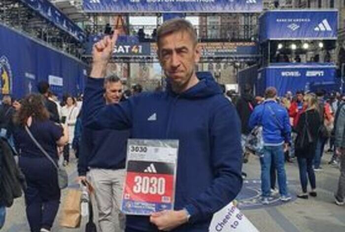 Grzegorz Stępień wystartował w 128 Edycji Boston Marathon