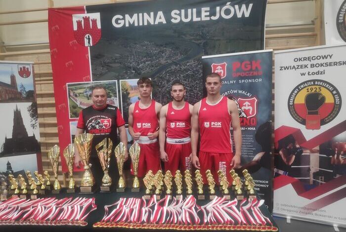 KSW KO Opoczno na VI Gali boksu o puchar burmistrza miasta Sulejowa i meczu międzywojewódzkiej ligi juniorów Łódzkie vs Lubelskie