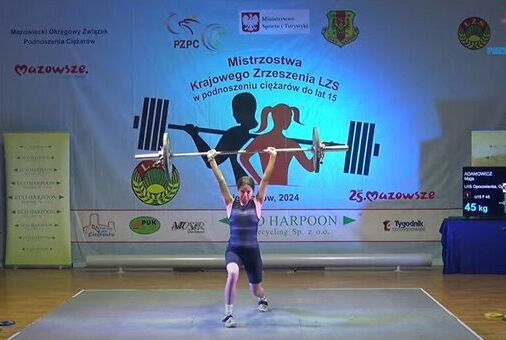 Maja Adamowicz zajęła III na Mistrzostwach Krajowego Zrzeszenia LZS U15 w Ciechanowie