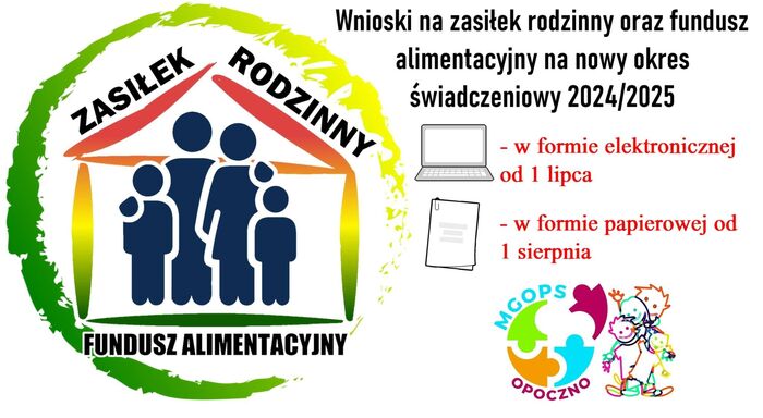 Informacja o Wnioskach na Zasiłek Rodzinny i Fundusz Alimentacyjny na Okres Świadczeniowy 2024/2025