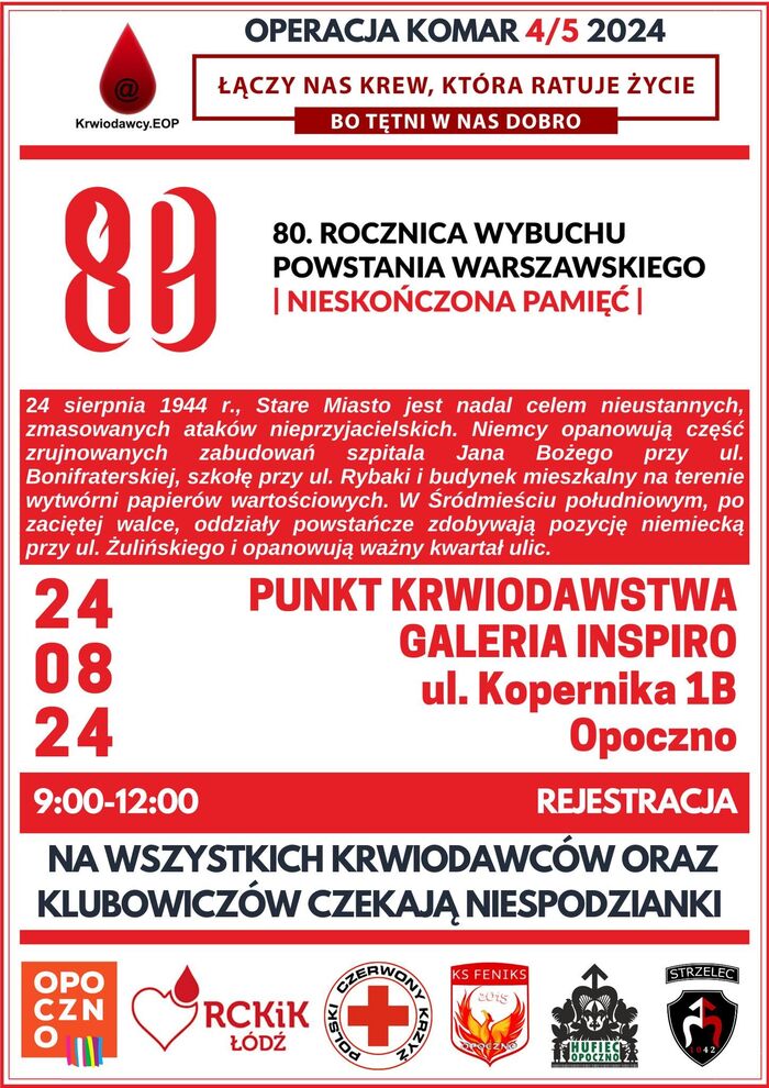 Operacja Komar 4/5 - "W 24. dzień Powstania Warszawskiego"