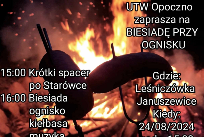 Biesiada przy Ognisku z UTW Opoczno