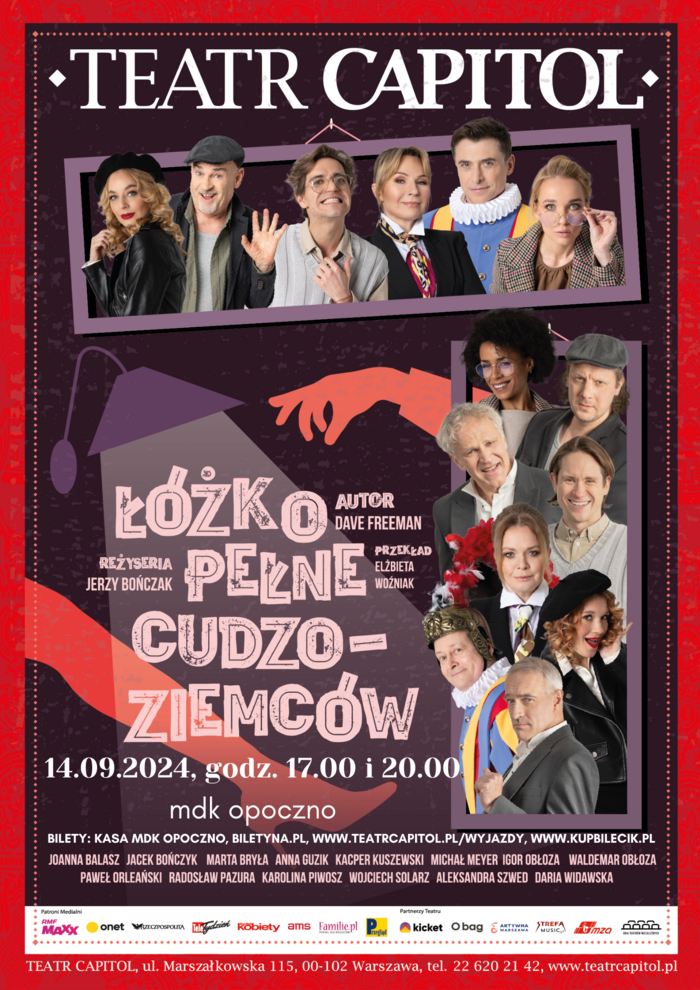 MDK Opoczno zaprasza na spektakl - Łóżko pełne cudzoziemców