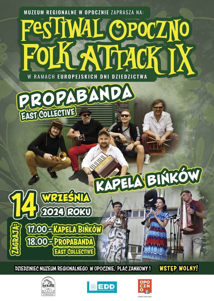 Zapraszamy na IX edycję Festiwalu Opoczno Folk Attack