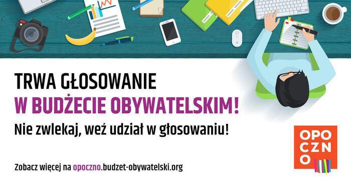 Przypominamy! Trwa głosowanie na projekty zgłoszone do  Budżetu Obywatelskiego Gminy Opoczno