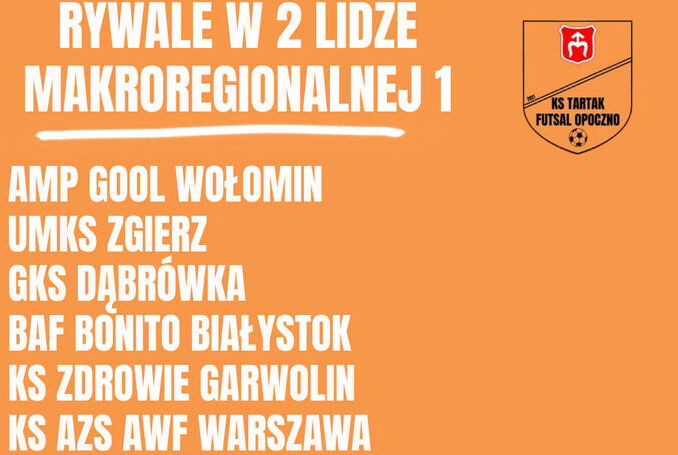 Rusza II Liga Makroregionalna 1 futsalu w Opocznie