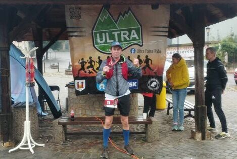 Sebastian Jędrzejczyk na ultramaratonie Ultra Fajna Ryba