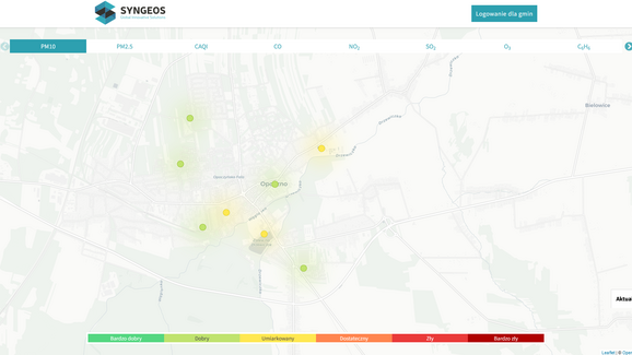 Stan jakości powietrza na terenie miasta Opoczna