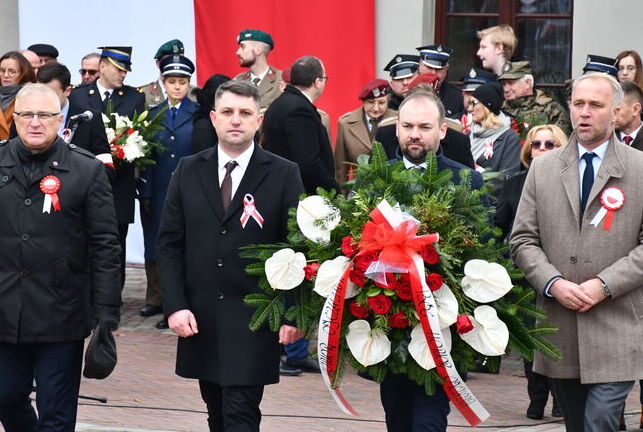 Uroczyste obchody 106. rocznicy odzyskania niepodległości w Opocznie