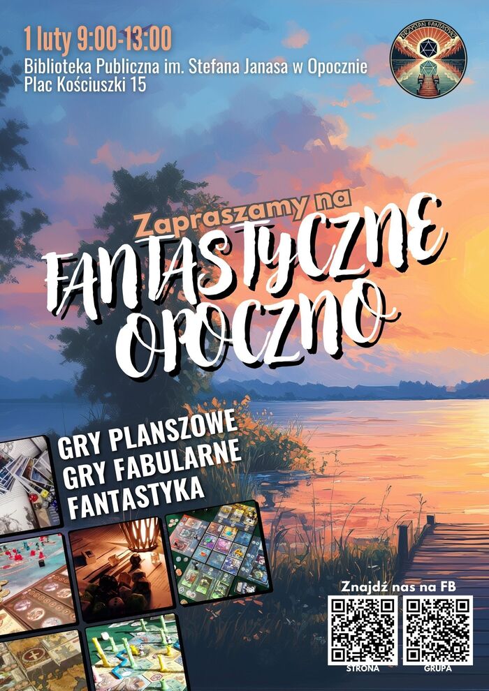 Spotkanie Planszówkowo-Fantastyczne w Bibliotece Publicznej im. Stefana Janasa w Opocznie