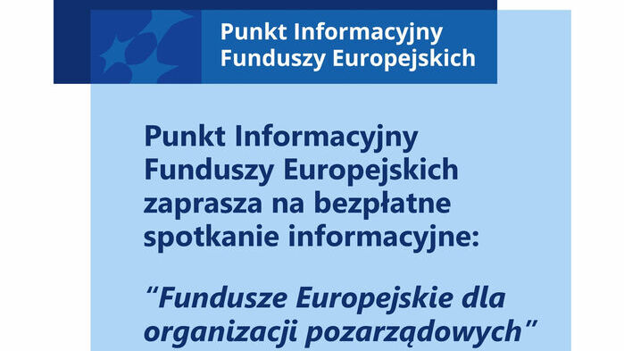 Fundusze Europejskie dla organizacji pozarządowych