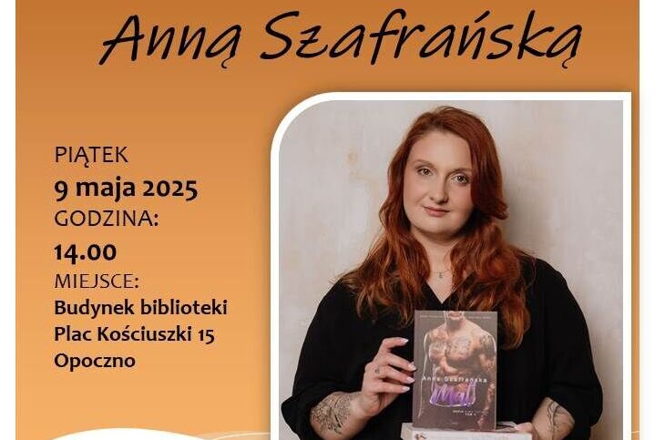 Spotkanie autorskie z Anną Szafrańską