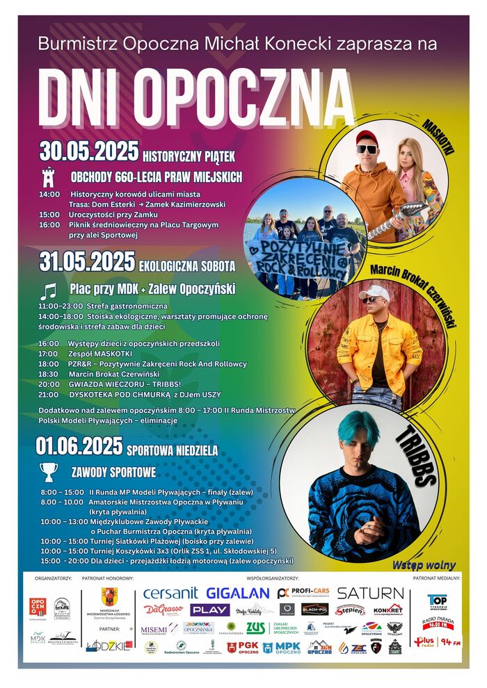 Dni Opoczna 2025 – trzy dni wspólnego świętowania!