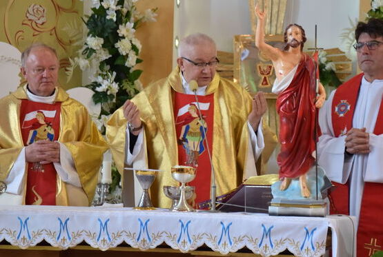 Uroczystości jubileuszu 25-lecia kapelaństwa ks. Leszka Sokoła – Kapelana Diecezjalnego Strażaków połączone z obchodami Powiatowego Dnia Strażaka