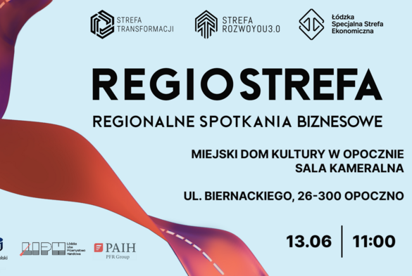 Spotkanie przedsiębiorców w Opocznie w ramach akcji Regio Strefa, realizowanej przez Łódzką Specjalną Strefę Ekonomiczną. 