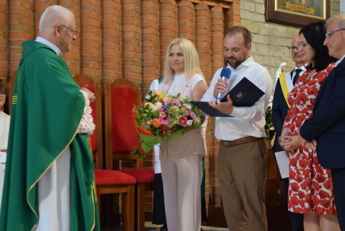 Powitanie nowego proboszcza parafii Podwyższenia Krzyża Św. w Opocznie