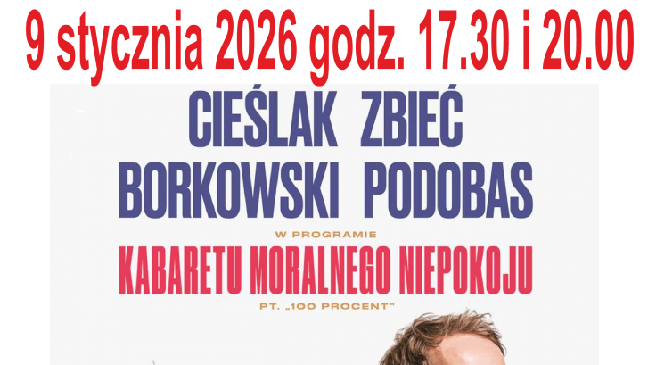 MDK Opoczno zaprasza na Kabaret Moralnego Niepokoju