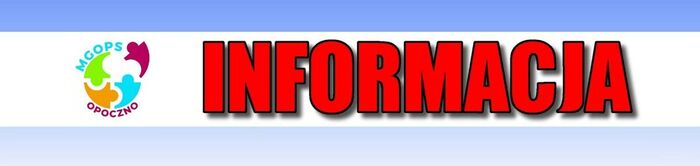 Informacji o dniu wolnym w MGOPS