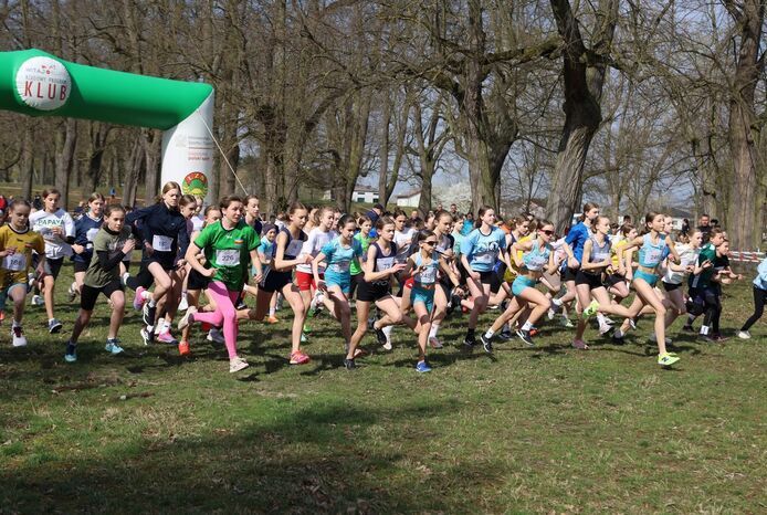 LKS ZUZA TEAM na Mistrzostwach Województwa LZS w biegach przełajowych w Wolborzu.