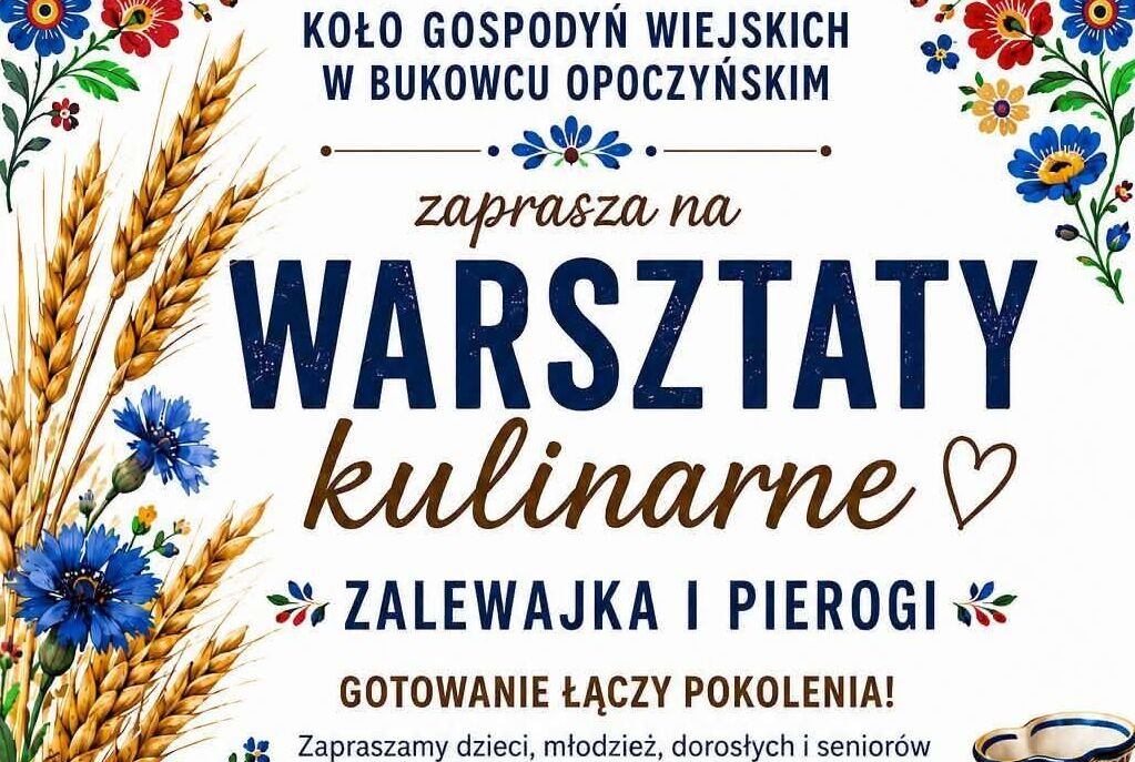 Warsztaty kulinarne pod hasłem „Gotowanie łączy pokolenia!”
