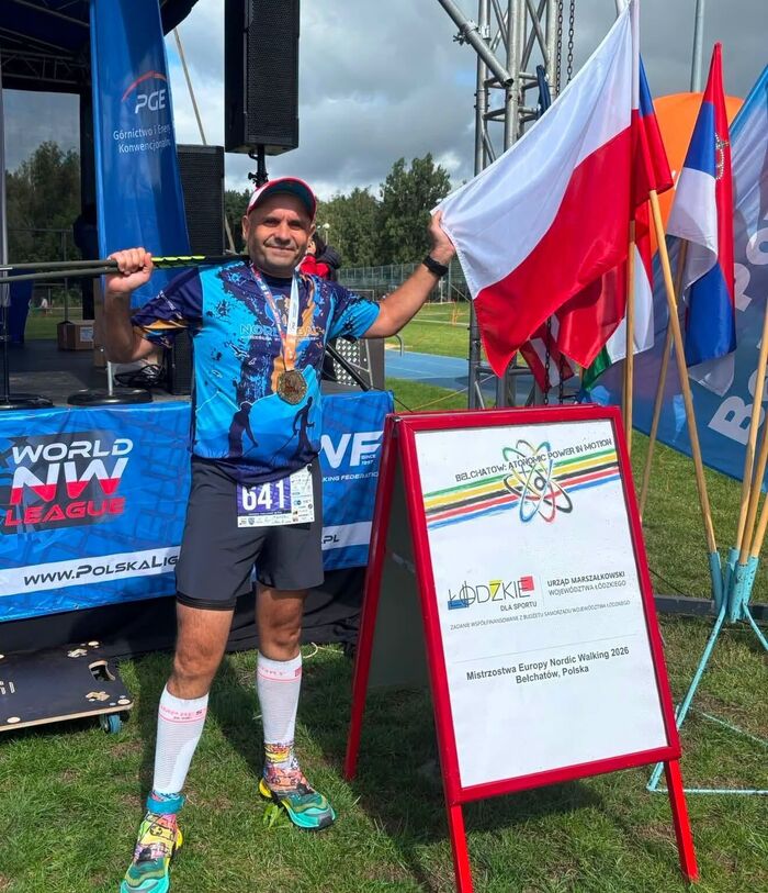Robert Szulc mistrzem Europy w Nordic Walking!