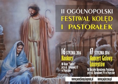 II Ogólnopolski Festiwal Kolęd i Pastorałek – zaproszenie