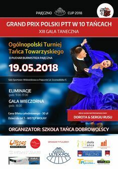 Ogólnopolski Turniej Tańca Towarzyskiego o Puchar Burmistrza Pajęczna