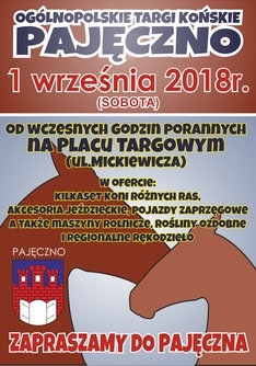 Ogólnopolskie Targi Końskie – 1 września 2018r.