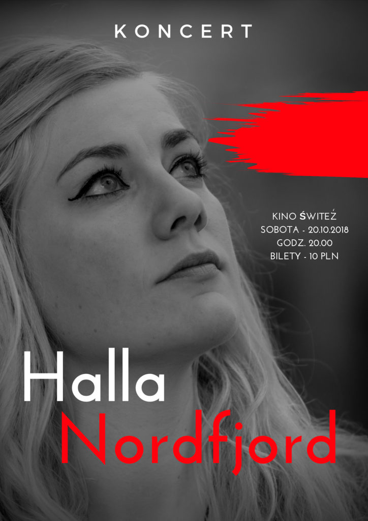 Halla Nordfjörd – koncert w kinie Świteź