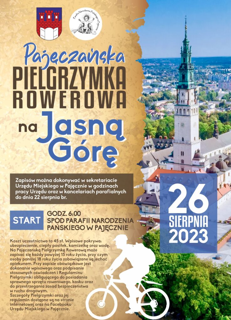 Pajęczańska Pielgrzymka Rowerowa na Jasną Górę