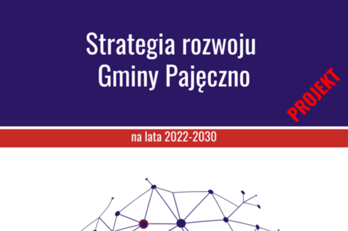 OGŁOSZENIE w sprawie konsultacji projektu  Strategii Rozwoju Gminy Pajęczno  na lata 2022 – 2030