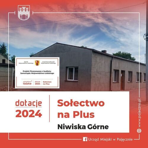 "SOŁECTWO NA PLUS" REALIZACJA PROJEKTU W SOŁECTWIE NIWISKA GÓRNE