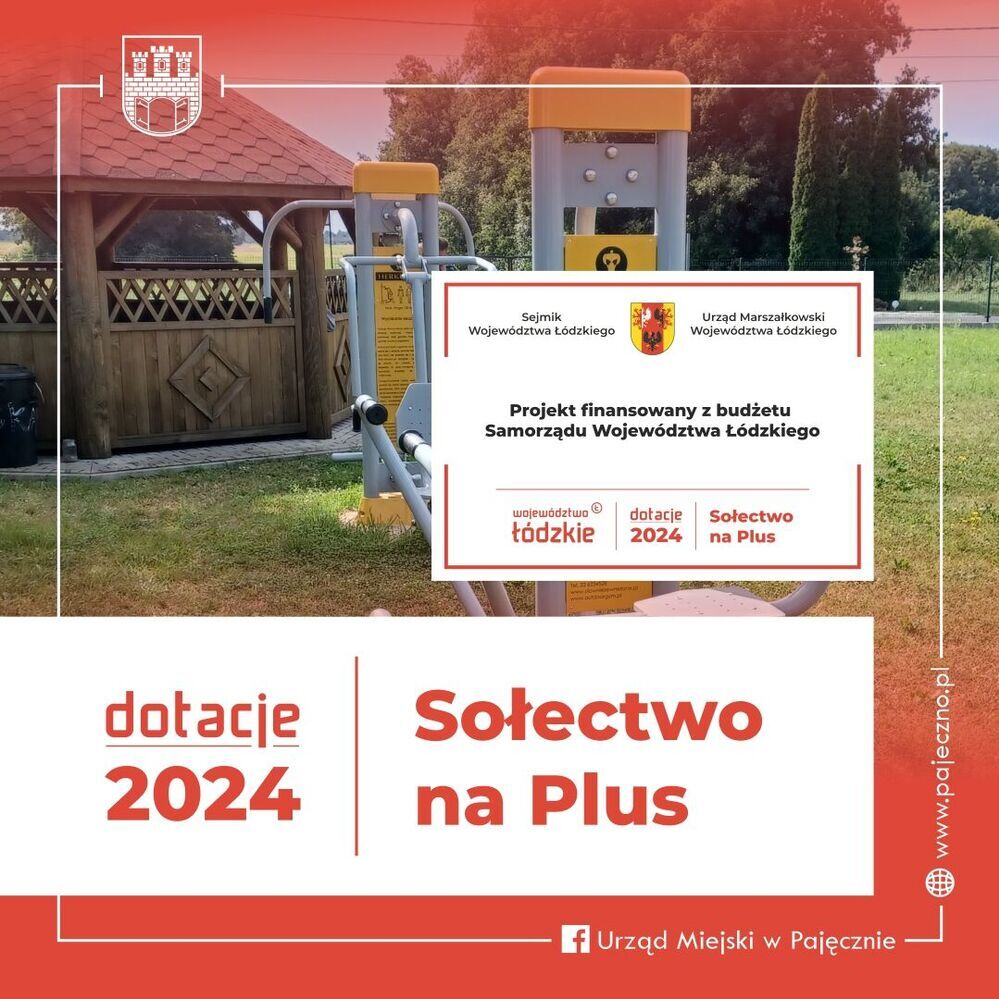 "SOŁECTWO NA PLUS" - ZREALIZOWANE PROJEKTY
W SOŁECTWACH: NOWE GAJĘCICE, MAKOWISKA, SIEDLEC, DYLÓW A ORAZ PATRZYKÓW.