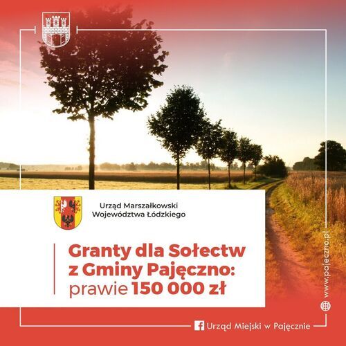 Granty dla Sołectw z Gminy Pajęczno