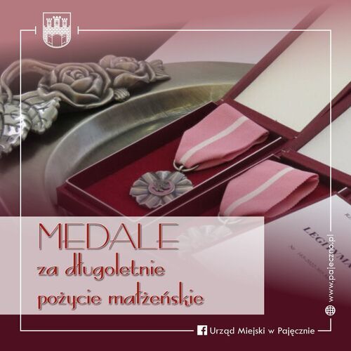 MEDALE ZA DŁUGOLETNIE POŻYCIE MAŁŻEŃSKIE (50 lat)