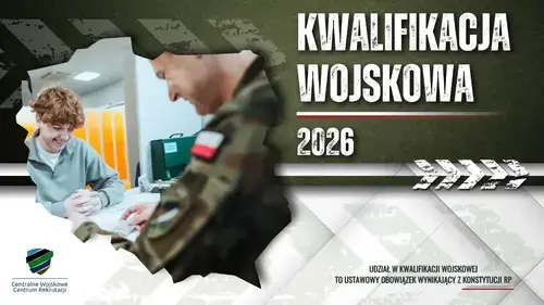 Obwieszczenie Wojewody Łódzkiego z dnia 5 stycznia 2026 r.
w sprawie przeprowadzenia kwalifikacji wojskowej w 2026 roku