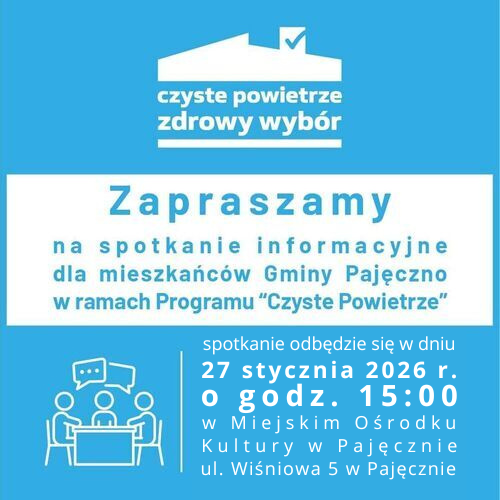 Spotkanie informacyjne dotyczące Programu "Czyste Powietrze"