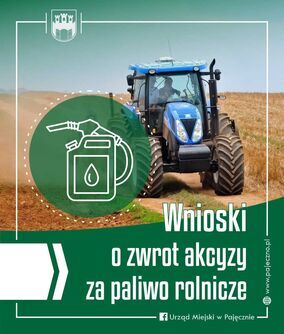 Informacja o możliwości składania wniosków o zwrot podatku akcyzowego dla producentów rolnych