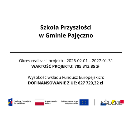 Program "Szkoła Przyszłości w Gminie Pajęczno"