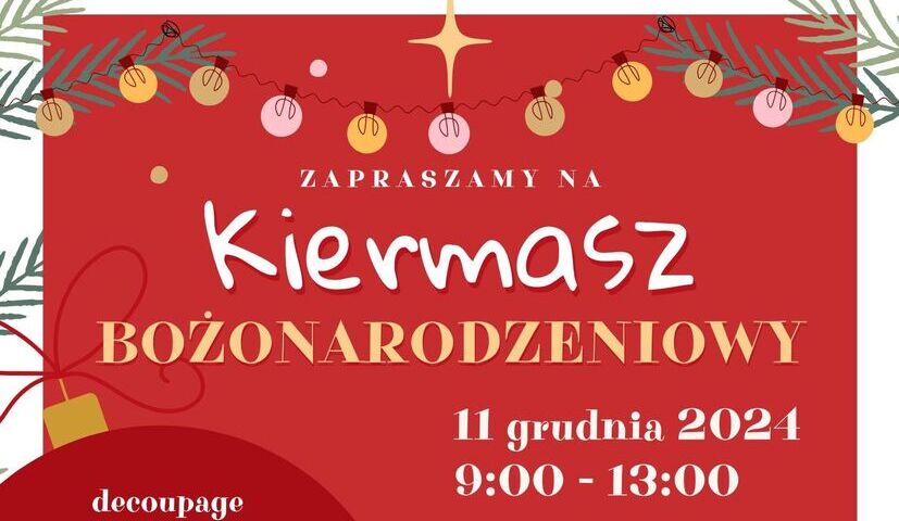 KIERMASZ BOŻONARODZENIOWY