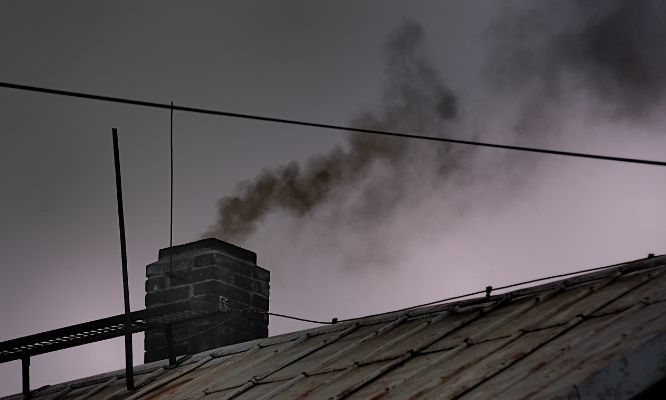 Dym z komina