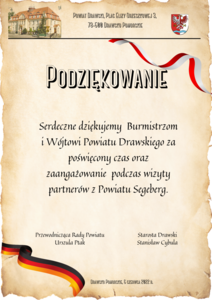 Podziękowania dla włodarzy