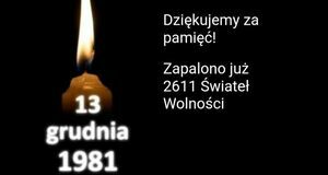 Uczniowie zapalili Światło Wolności