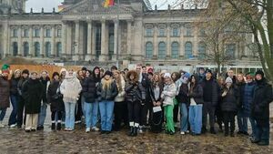 Kaliska młodzież na jarmarkach bożonarodzeniowych w Berlinie