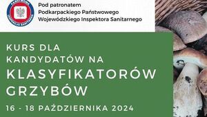 Kurs dla kandydatów na klasyfikatorów grzybów