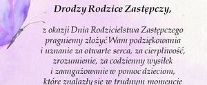 Dziś celebrujemy wyjątkowy dzień – Dzień Rodzicielstwa Zastępczego