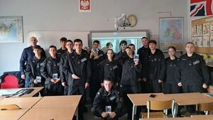 Szkolenia kadetów z klasy mundurowej kaliskiego Zespołu Szkół