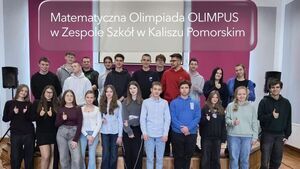 Matematyczna Olimpiada OLIMPUS 2025 w Zespole Szkół w Kaliszu Pomorskim!