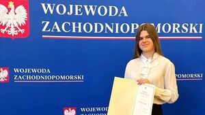 Uczennica Zespołu Szkół w Złocieńcu UHONOROWANA STYPENDIUM PREZESA RADY MINISTRÓW